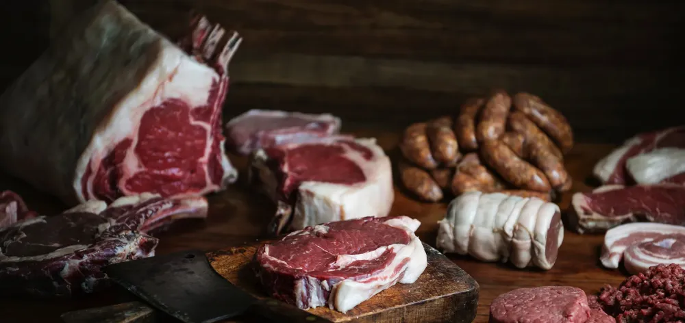 assortiment de viandes à Lyon